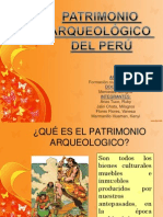 Patrimonio Arqueológico Del Perú