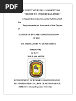 Download Case Study on Rural Marketing-- Ravi From pbsiddharthaVijayawada by Ravi SN18276594 doc pdf