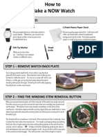 How To Make A "Now" Wrist Watch PDF