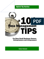 101 Time Management Tips For Infopreneurs