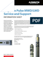 Negative Pulse MWD/LWD Service and Support: Information Sheet