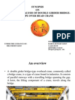 Synopsis ON Design and Analysis of Double Girder Bridge-Type Over Head Crane