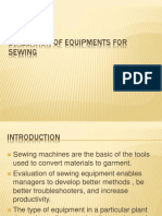 Evaluation of Sewing