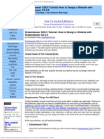 Dreamweaver CS5.5 Tutorial - How To Design A Website With Dreamweaver CS 5.5 PDF
