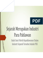 Sejarah Merupakan Industri para Pahlawan PDF