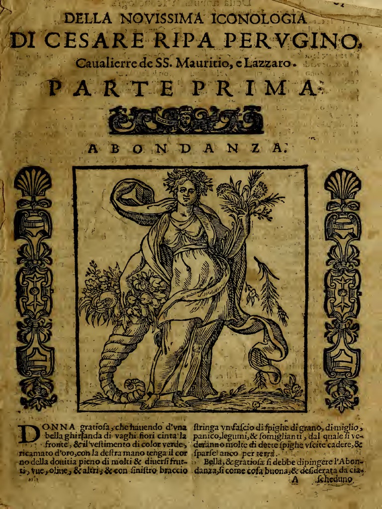 Cesare Ripa - Iconologia 1630 Padua PDF | PDF