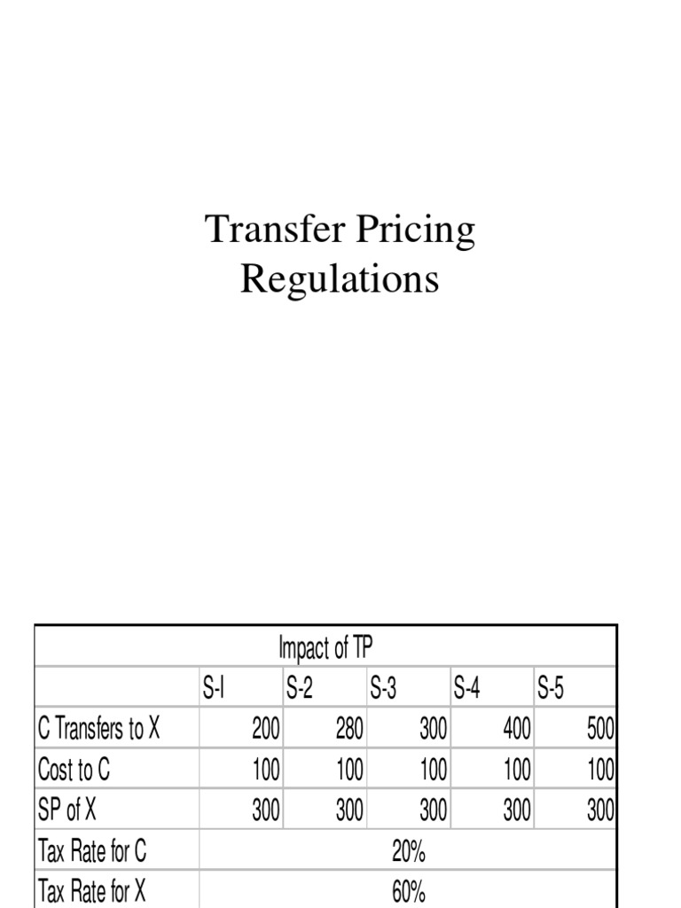 OECD Transfer Pricing Regulations Overview | PDF | Business | Finance ...