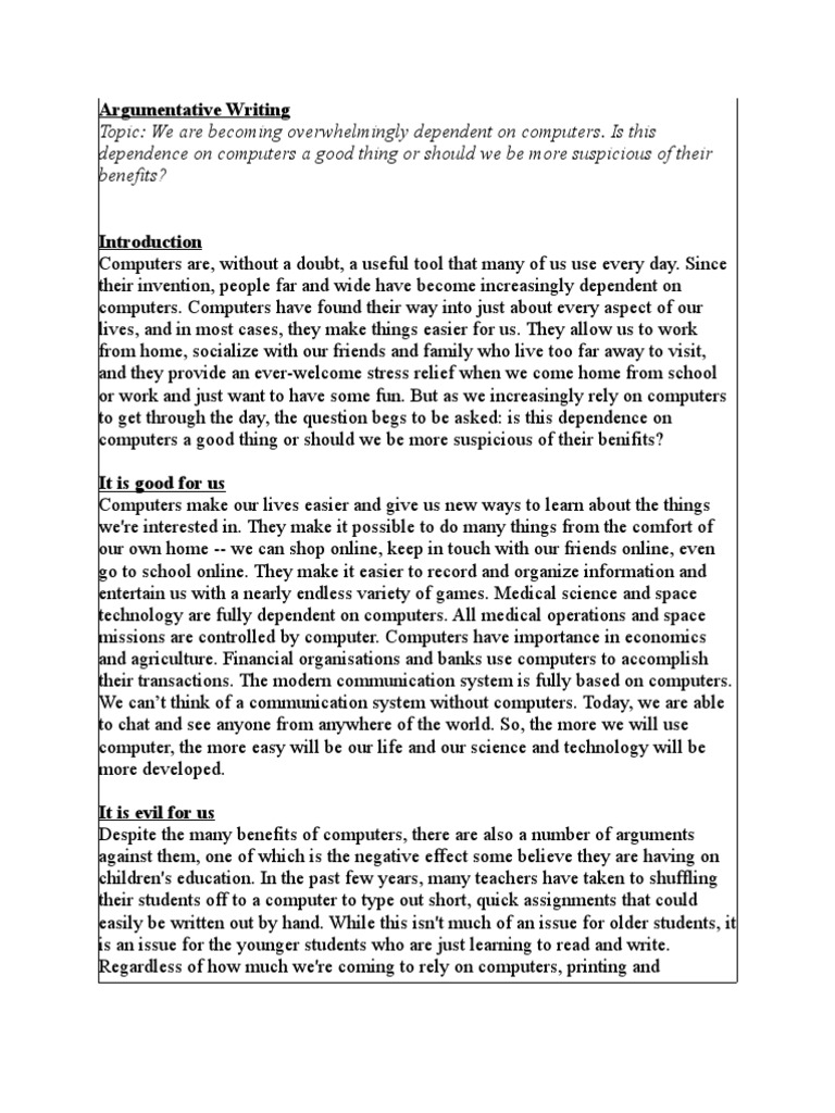 original argumentative essay topics