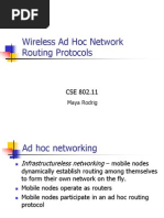 Wireless Naaetwork Routing Protocols