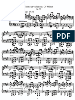 Faure Theme and Variations