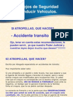 Maneje Con Seguridad Atropello