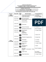 Jadwal Kegiatan Kemah Jauh