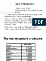 Potato Production, Processing and Trade Trends