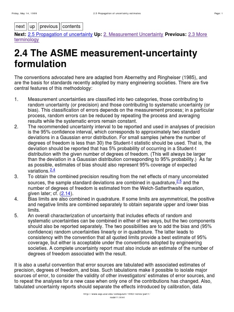 ASME Measurement | PDF