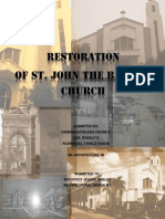 Dinalupihan Restoration of ST - John The Baptist Hurch