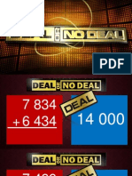 DEAL OR NO DEAL (Estimating Sums)