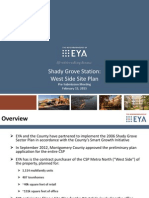 Shady Grove Station: West Side Site Plan: Pre-Submission Meeting February 13, 2013