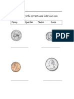 coin handout 1 - coin identification by name