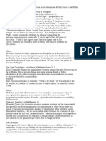 Comentarios de Los Padres de La Iglesia en La Solemnidad de San Pedro y San Pablo