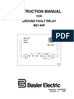 BASLER - Instruction Manual For Ground Fault Relay Be1-64F