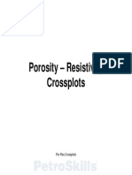 Porosity - Resistivity Crossplots