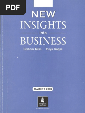 Vew Insights Into Business Teacher S Book Pdf