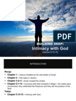 Building Deep - Intimacy With God (Jos 5.13-15)