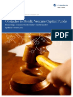 Obstacles To Nordic Venture Capital Funds 2011 PDF