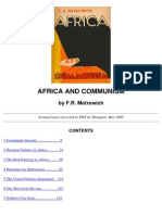 Africa and Communism PDF