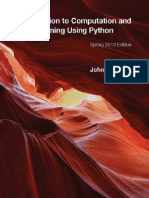 John v Guttag - Introduction to Computation and Programming Using Python - 2013