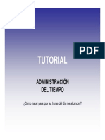 Administración del tiempo