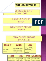 Describing People's Physical Appearance and Personality Traits