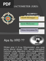 Download X-RAY DIFRACTOMETER XRDipptx by Nisa Aisyatun Nasyibah SN182928428 doc pdf