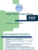 APSG Orientation 2009 Revision 1