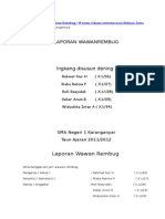 LAPORAN WAWANCARA Kelas XI XII