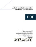 Análisis Cualitativo de datos textuales - ATLAS TI