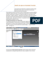 Acelerador de Diseño de Ejes en Autodesk Inventor