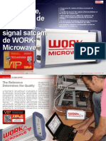 Le Portable, Mesureur de Source de Signal Satcom de WORK-Microwave