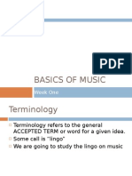 Basics of Music