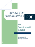 Cap7 Baze de Date TIC 2010