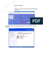 Cara Mengaktifkan Firewall Komputer Di Windows XP