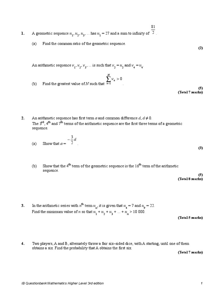 Sequences and Series | Summation | Sequence