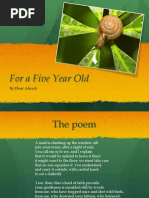 Download For a Five Year Old by Nick Chock SN182973166 doc pdf