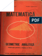 Cls 11 Manual Geometrie XI 1985 Anal PDF