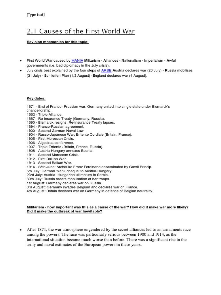 3 page essay on wwi with footnotes image