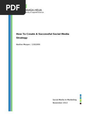 Social Media Marketing Plan