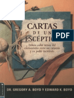 Cartas de Un Esceptico - Gregory y Edward Boyd - Libro Cristiano