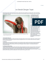 Cara Memotong Poni Sendiri Dengan Tepat - Yahoo She PDF