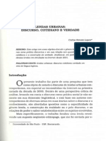 Lendas Urbanas - Discurso, Cotidiano e Verdade - Artigo Revista Da Anpoll (2005)