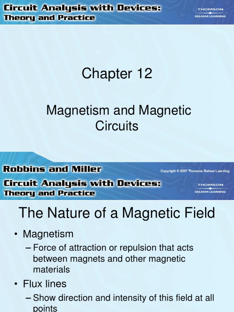 Magnetism and Magnetic Circuits | PDF | Magnetic Field | Magnetism